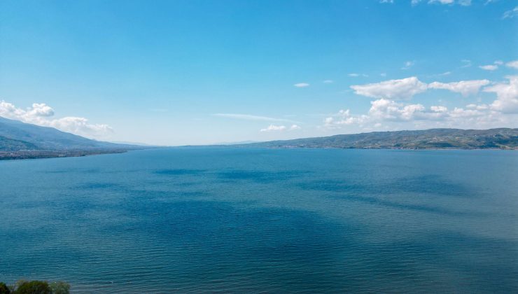 Göl seviyesinde yükseliş başladı