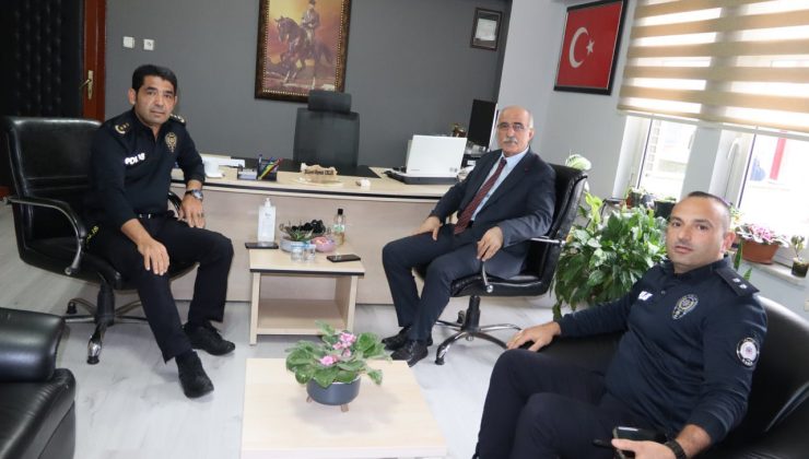 İlçe Emniyet Müdürü Üzmez’i ziyaret etti