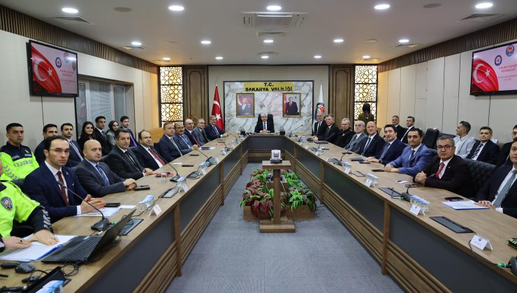 Kış Mevsimi Trafik Tedbirleri ve Güvenlik Toplantısı gerçekleşti