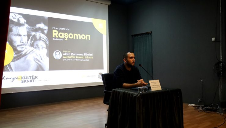Raşomon filmi OSM’de beyaz perdeye yansıtıldı.