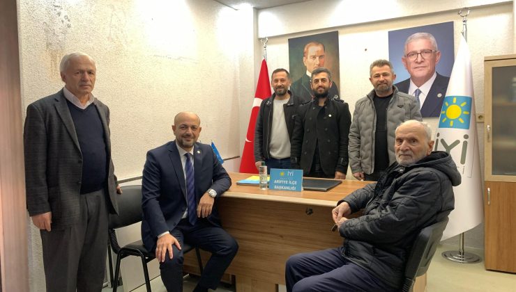 İYİ Parti İlçe Başkanını ziyaret ettiler