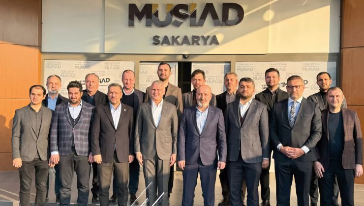 SATSO’dan MÜSİAD Sakarya Şubesi’ne hayırlı olsun ziyareti