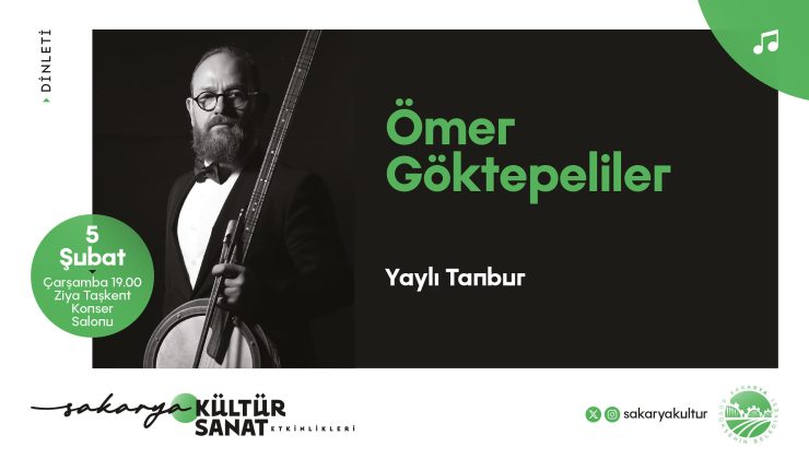 Ömer Göktepeliler’den  Ziya Taşkent’te müzikseverlere tanbur resitali