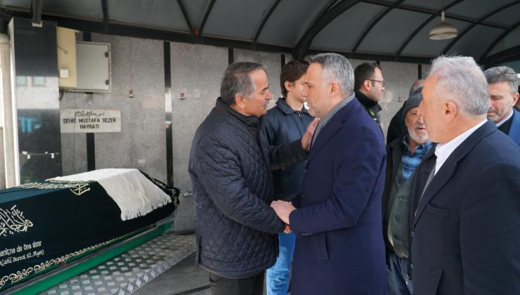 Başkan Karakullukçu’nun kayınbiraderi son yolculuğuna uğurlandı