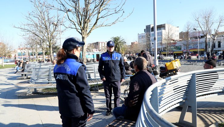 Zabıta temiz bir çevre için devriye atıyor.