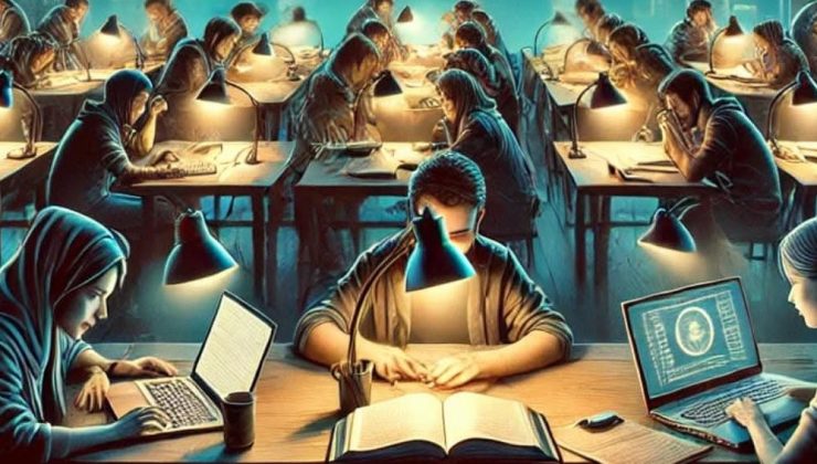 YKS’ye Hazırlanan Öğrencilere Sabahlama Kampı