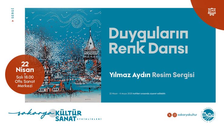 Ressam Yılmaz Aydın’ın “Duyguların Renk Dansı” sergisi