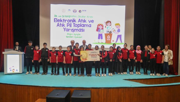 Elektronik Atık ve Atık Pil yarışmasında okullar ödüllerini aldı