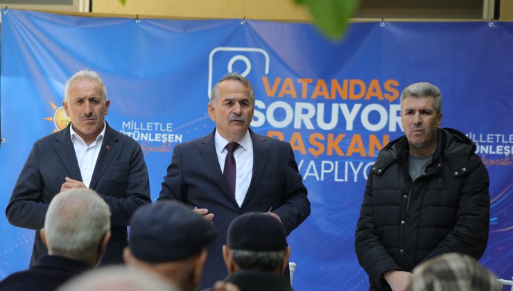 Karaaptiler Mahallemizde Vatandaşla buluştu