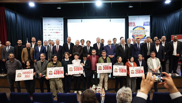 “ÇEKİRDEKTEN GİRİŞİMCİ” PROJE OLİMPİYATLARI’NDA ÖDÜLLER SAHİPLERİNİ BULDU