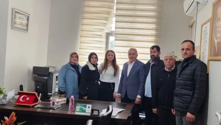 İlçe Sağlık Müdürü Erdoğan’ı ziyaret ettiler