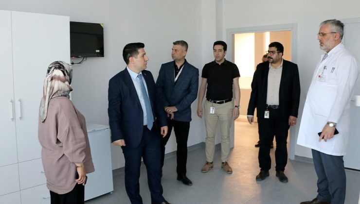 Sadıka Sabancı’da 14 yataklı yeni serviste incelemelerde bulundu