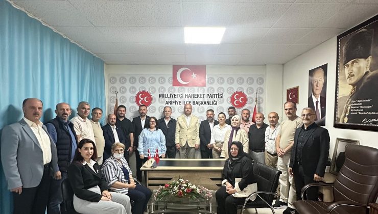 MHP İl Başkanı ALKAŞ’tan Arifiye İlçeye ziyaret