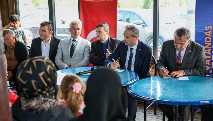 “Vatandaş Soruyor ” programı Çaybaşıfuadiye Mahallesinde gerçekleşti