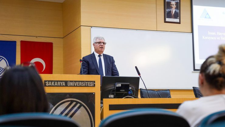 İlim Yayma Büyük Ödül Sahibi Prof. Dr. Fikrettin Şahin Sakarya Üniversitesinde