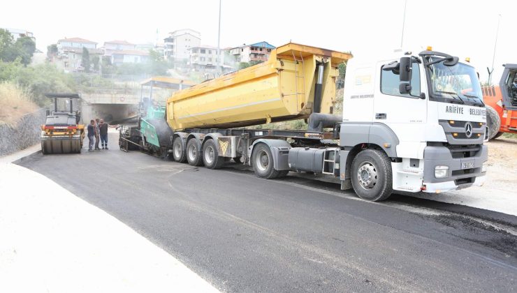 Arifiye Belediyesi Asfalt Sezonunu Başlattı