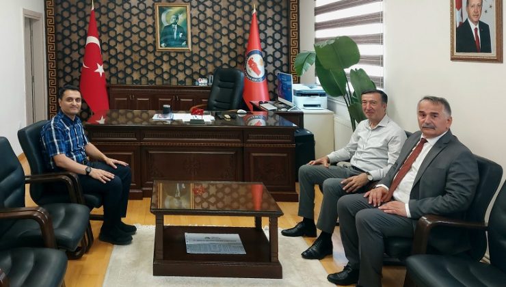 Prof. Dr. Hasan Ali ÇELİK’ten Kaymakam Pınar’a ziyaret