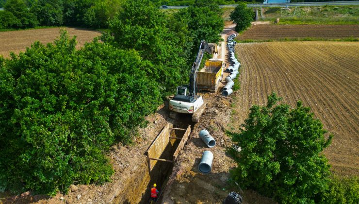 4 merkez ilçeye 12 kilometrelik yeni kanalizasyon ve yağmur suyu hattı
