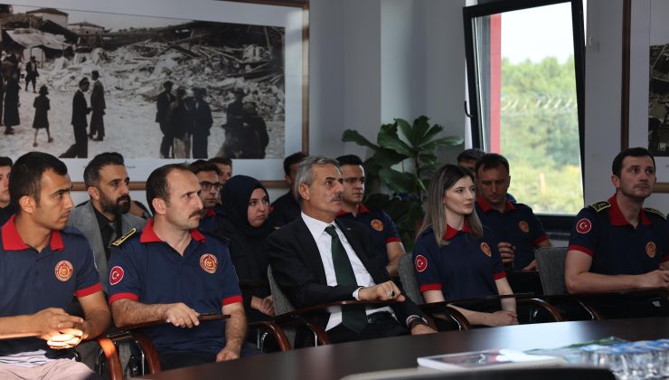 Sakarya’da afet bilinci en üst seviyeye çıkarılacak