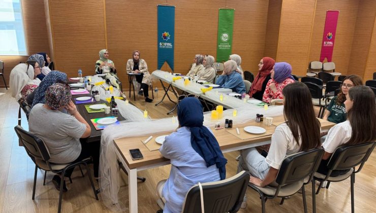 Büyükşehir SGM’de terapi gibi etkinlik