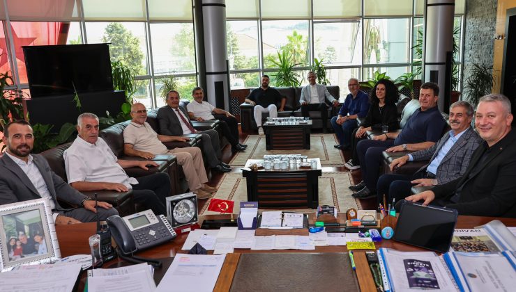 Eski ve Yeni Başkanlar buluştular…