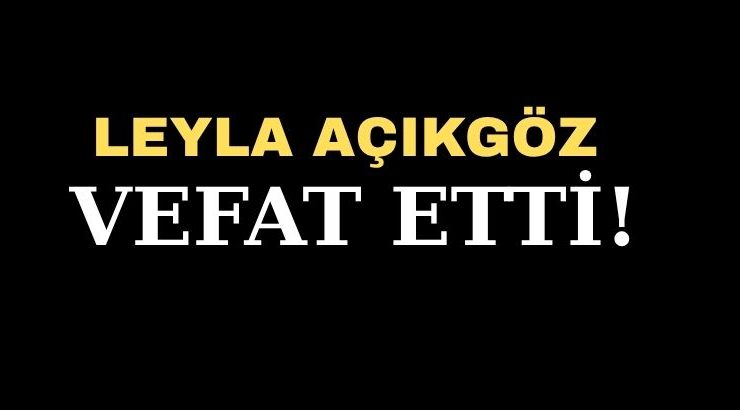 AÇIKGÖZ AİLESİNİN ACI GÜNÜ!..