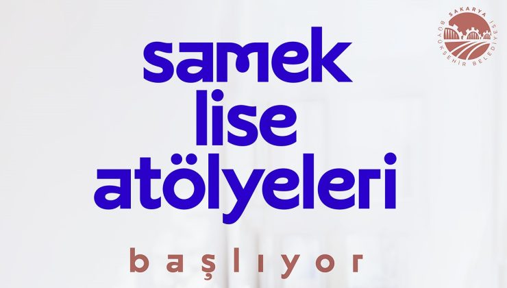 SAMEK’ten Arifiye’de: Sulu boya resim, moda tasarım, Arapça, karakalem atölyesi