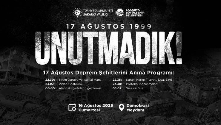 Depremin 26. yılı Demokrasi Meydanı’nda anılacak