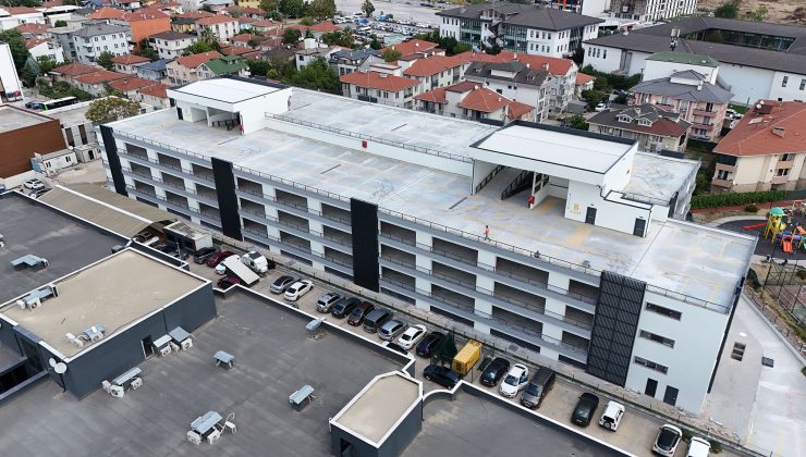 Hastaneler Bölgesinde Katlı Otopark hizmete açılmak için gün sayıyor
