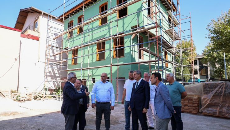 Başkan Alemdar AKM ve Tarihi Kuyudibi Konağı’nı yerinde inceledi