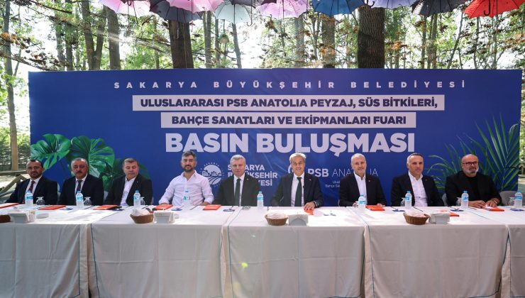 Peyzaj ve süs bitkiciliği sektörü 8’inci kez Sakarya’da buluşacak