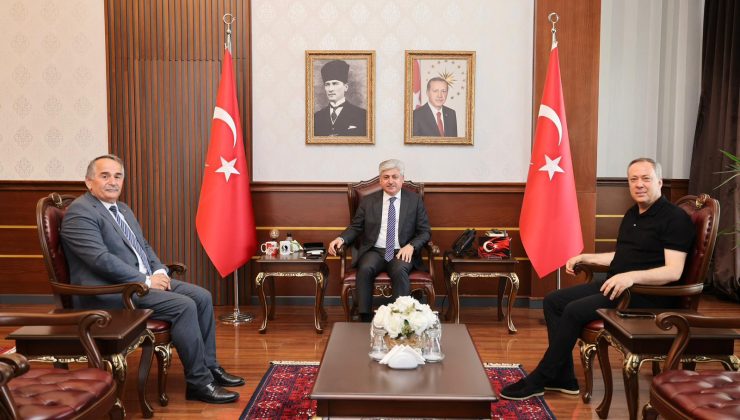 Vali Rahmi Doğan’ı birlikte ziyaret ettiler