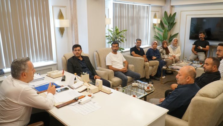 İl Başkanı TEVER’i ziyaret ettiler…