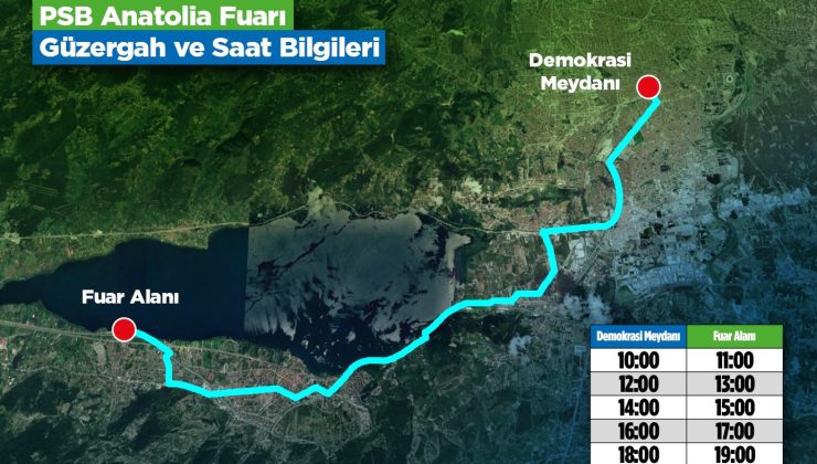 Büyükşehir’den dev fuar için ücretsiz ulaşım