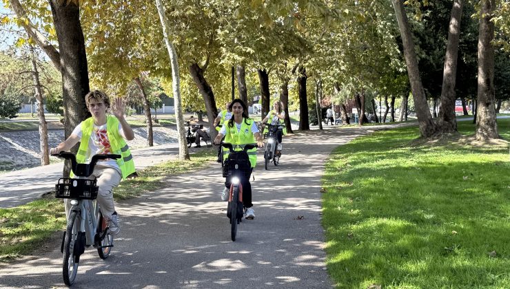 Sakarya’da ‘yeşil gelecek’ için pedal çevirdiler