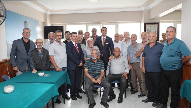 AK Parti MYKY Üyesi Naim Makas’tan Belediye ve Erzurumlular Derneğine ziyaret