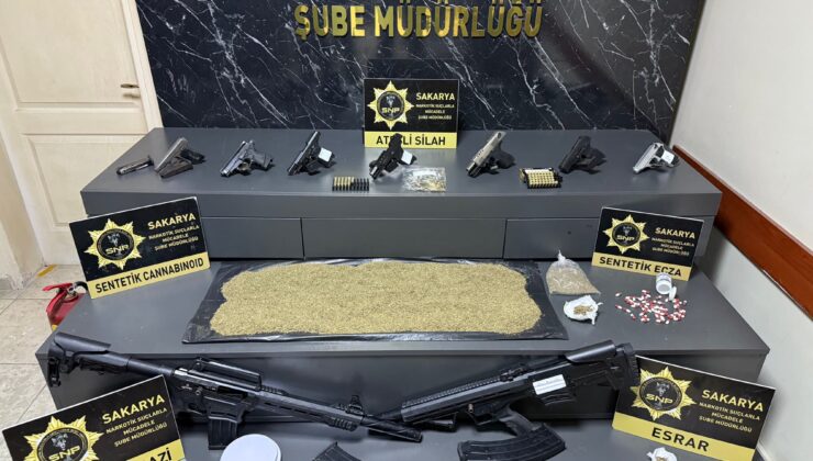 Adapazarı ilçesinde 551 polisin katılımıyla operasyon