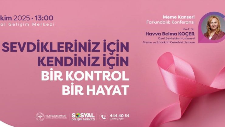 Meme kanserine karşı farkındalık buluşması