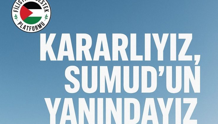 Karasu’da Sumud Filosuna destek buluşması