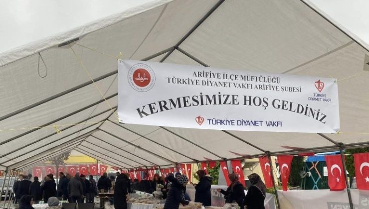 Arifiye İlçe Müftülüğünün destekleri ile Gazze için Kermes
