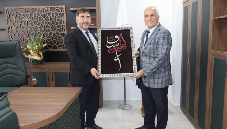 İlçe Müftüsü Mükerrem Cüre’ye anlamlı ziyaret