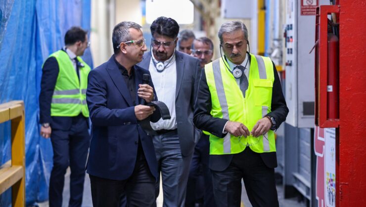 Başkan Alemdar  Goodyear  Lastik fabrikasını ziyaret etti