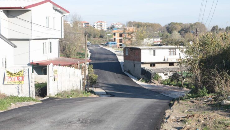 Büyükdere – Yukarı Kirazca Bağlantı Yolu Asfaltlandı