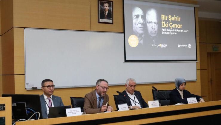 ‘Bir Şehir İki Çınar’ sempozyumunun ilk oturumu Faik Baysal oldu