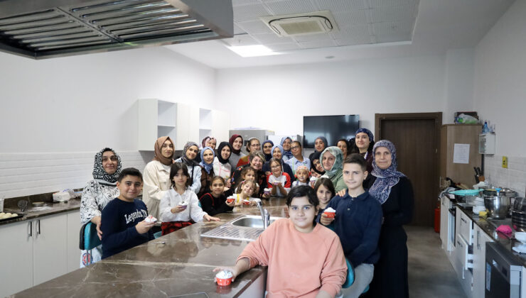 Anne ve çocuklar SAMEK’te birlikte üretti