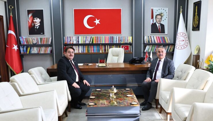 İl Milli Eğitim Müdürü Coşkun Bakırtaş’ı ziyaret etti