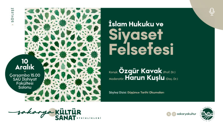 Aralık kültür sanat takvimi Prof. Dr. Özgür Kavak’ı ağırlıyor