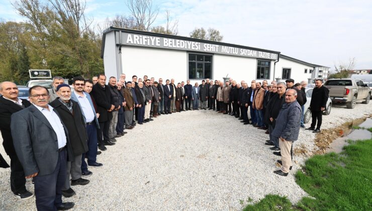 Şehit Mutlu Saydam Taziye Evi hizmete açıldı