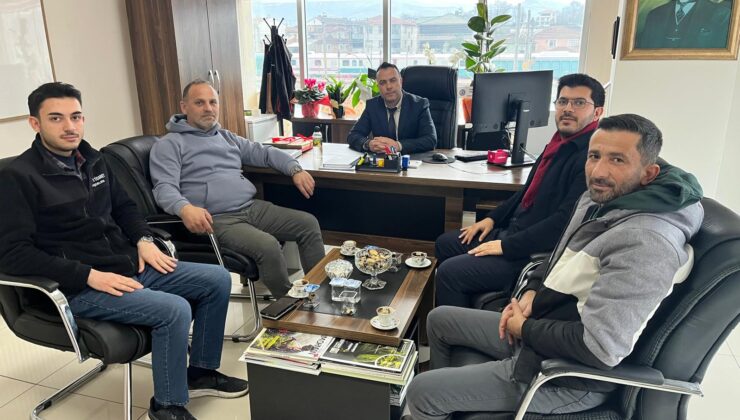 Yeni İlçe Tarım Müdürüne Hayırlı Olsun ziyareti