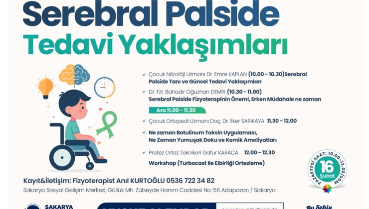 Uzmanlar Serebral Palsiyi anlatacak: Farkındalık programı 16 Şubat’ta